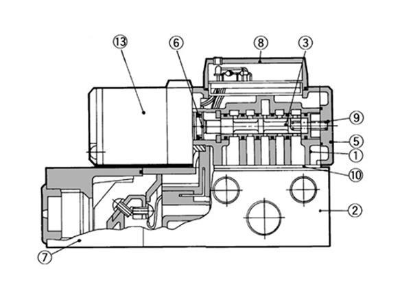 2 position single structure drawing