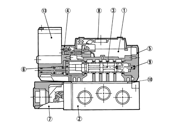 2 position single structure drawing