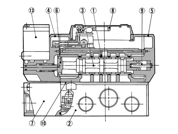 2 position single structure drawing