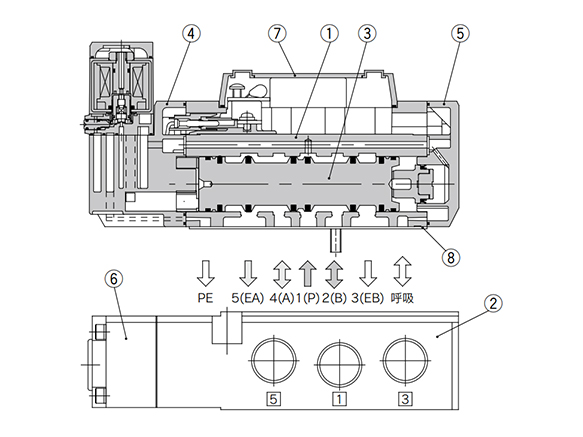 2 position single structure drawing