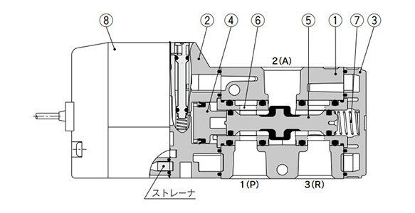 Body Ported Type Structure Drawing