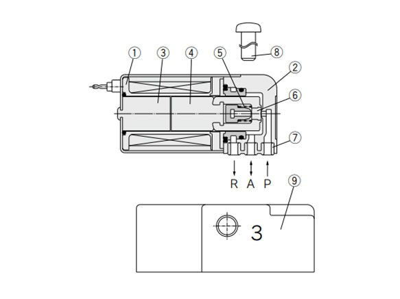 S070B-□□G structure drawing