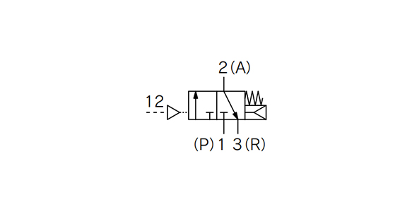 Standard type JIS symbol (N.C.)