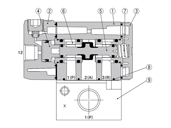 For vacuums - diagram