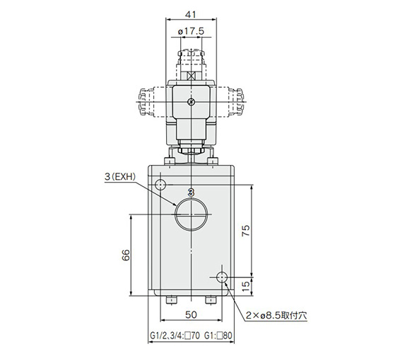 VCH410 drawing (front)