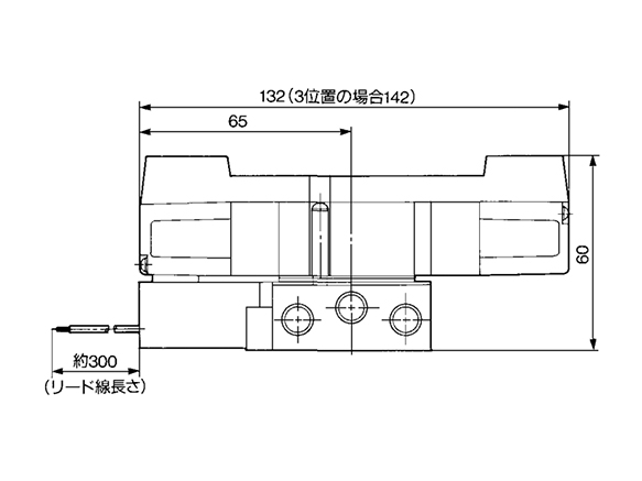 2-position double: VZS2250-□FZ-01, 3-position closed center: VZS2350-□FZ-01, 3-position exhaust center: VZS2450-□FZ-01, 3-position pressure center: VZS2550-□FZ-01 dimensional drawings