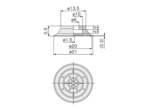 ZP2-B20MT□ dimensional drawing