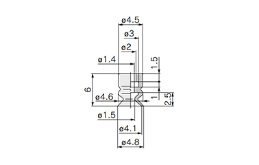 ZP2-B04MB□ dimensional drawing