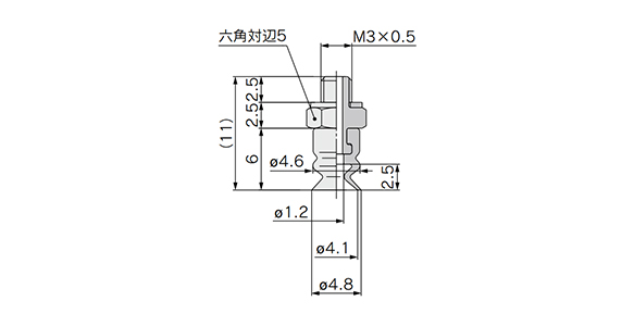 ZP2-TB04MB□□-A3 dimensional drawing