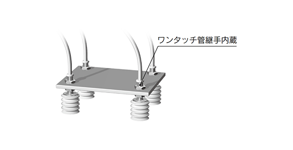 One-touch fitting type usage example