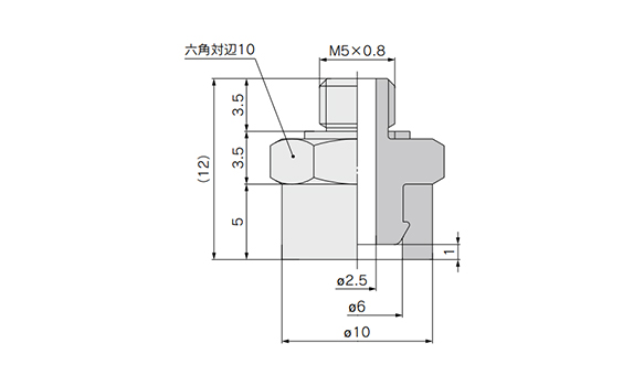 ZP2-T10S□-A5 dimensional drawing