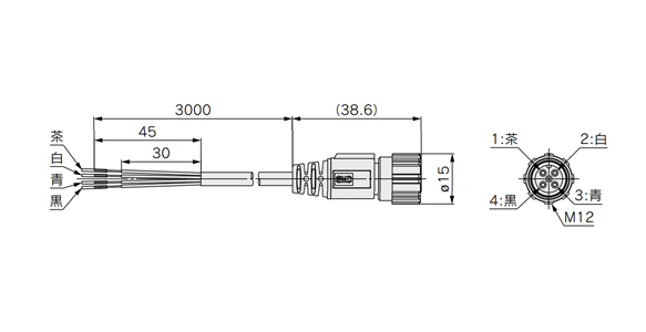 Dimensional drawing of ZS-37-A