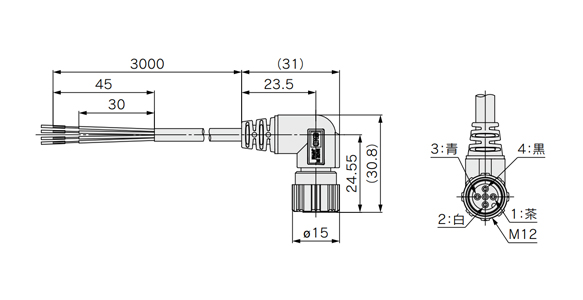 Dimensional drawing of ZS-37-B