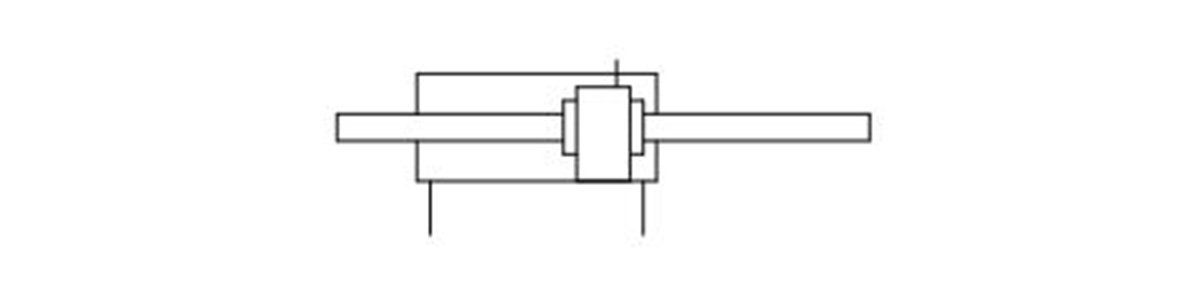 Symbol: rubber bumper (oval piston)