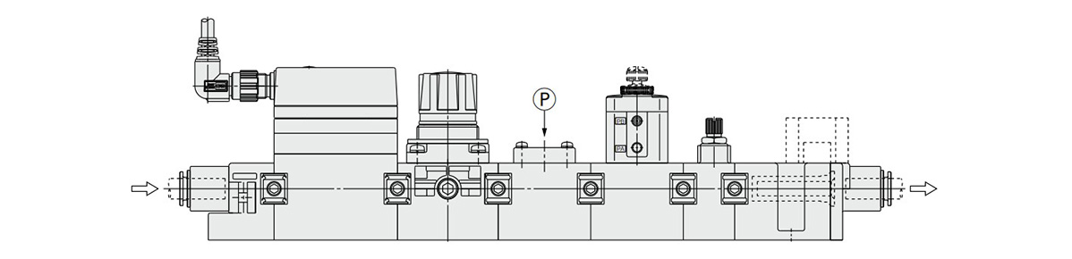 Installation diagram based on test conditions