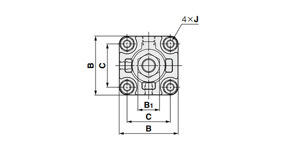 Dimensional drawings 1: CA2WBH