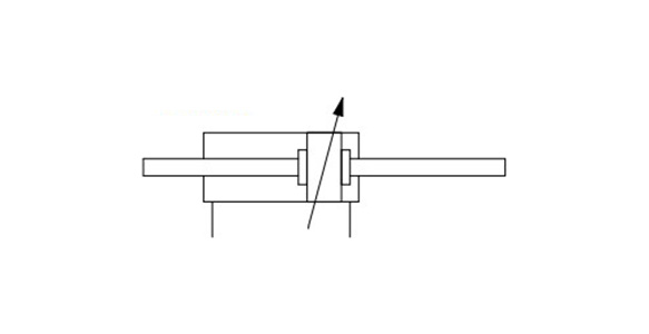 CA2W Series (air cushion) JIS symbol