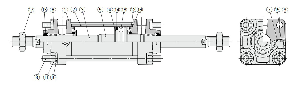 Diagram: CA2W Series