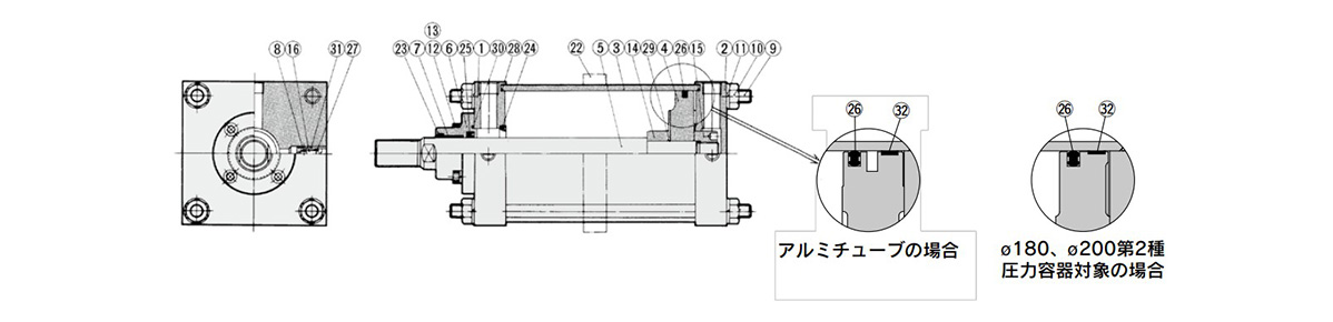 Non-lube type diagram 