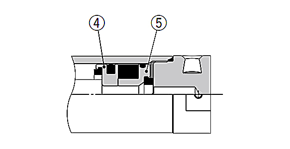 CKP□25, 32, 40 built-in strong magnet type structure drawings