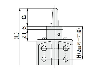 LOW type dimensional drawing