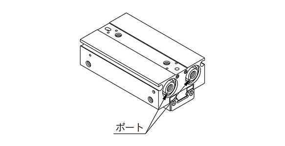 Body option: axial ported (Nil) external appearance