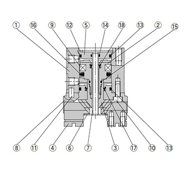 Closed condition structure drawing