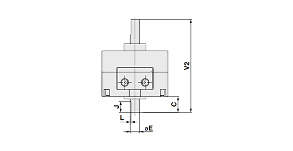 Double shaft / Port location: side ported