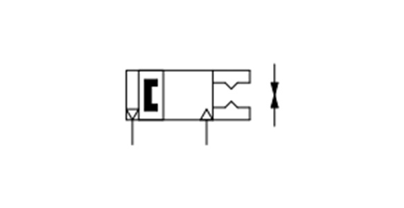 Double acting, outer-diameter grip JIS symbol