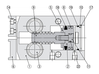 MHW2 series / fingers closed structure drawing