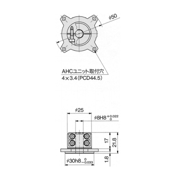 MA210-CS1 external dimensional drawing