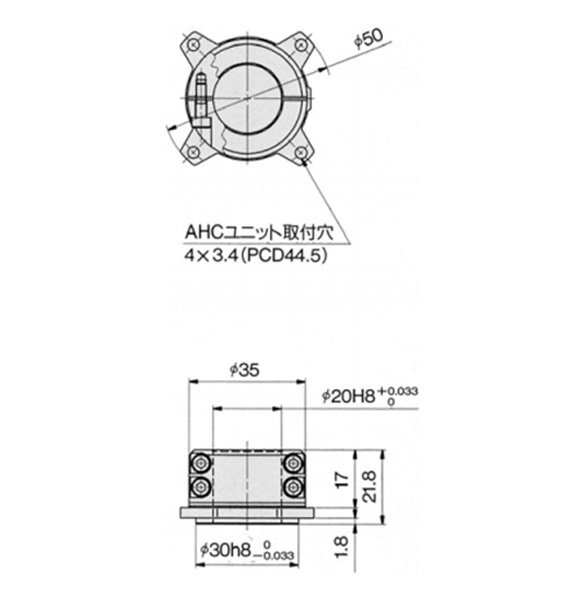 MA210-CR5 external dimensional drawing