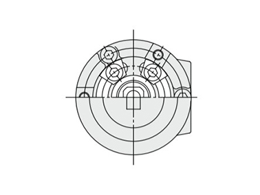 Single vane structure drawing