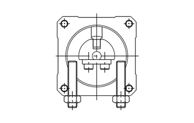 For 180° (figure in the middle position) structure drawing