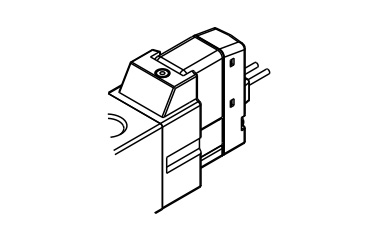 Non-locking, push type external appearance