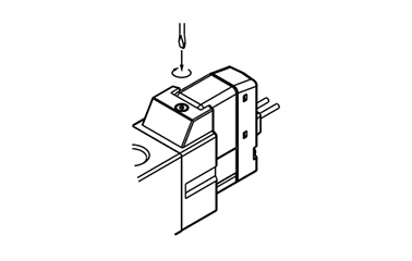 Push-turn locking slotted type external appearance