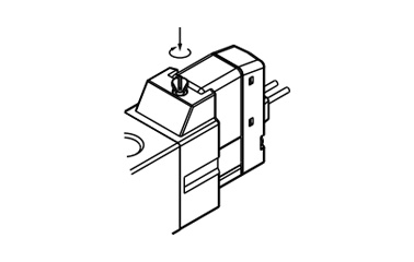 Push-turn locking lever type external appearance