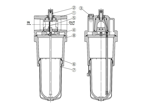 AL50-A/AL60-A structure drawing