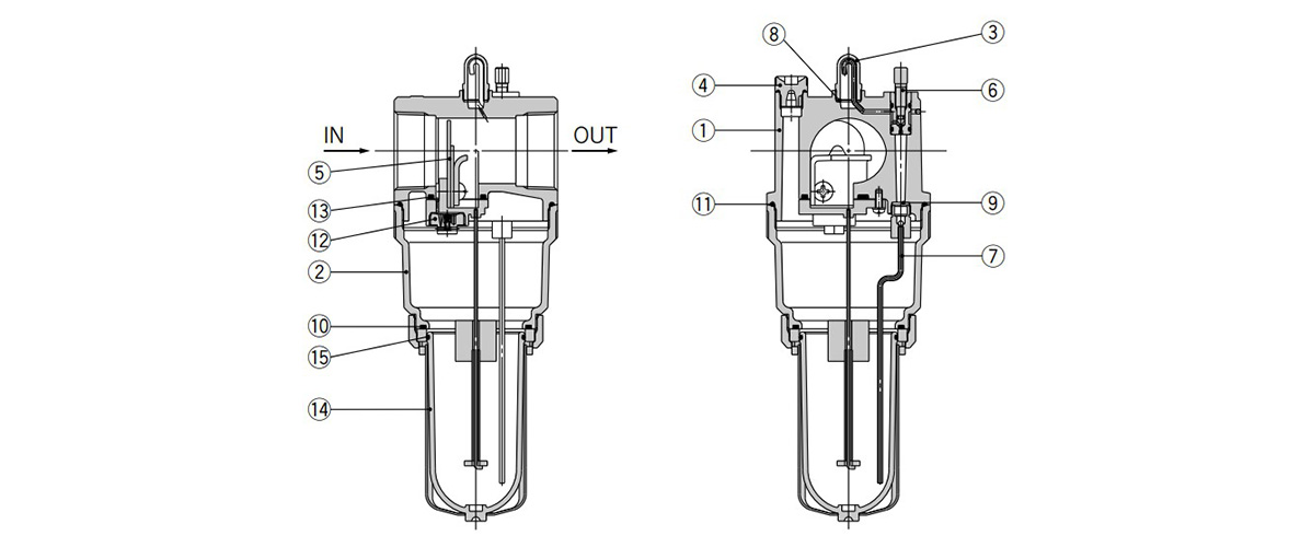 AL800/900 Series structure drawing