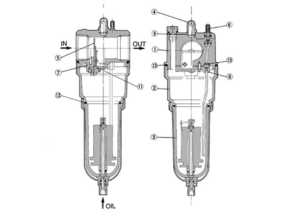 ALF800/900 structure drawing