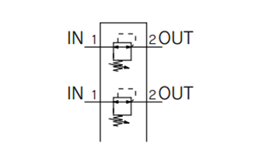 Non-relief type JIS symbol