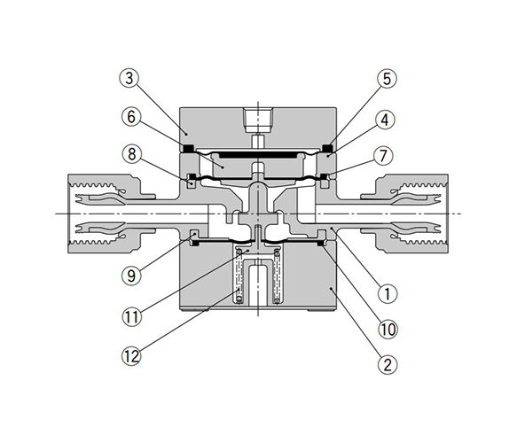 With nut diagram