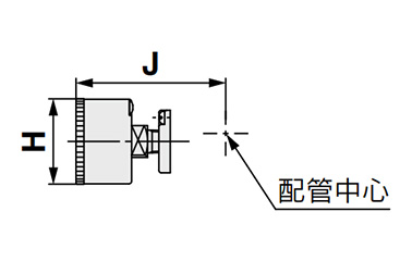 Round-type Pressure Gauge / Round-type Pressure Gauge (with Color Zone) dimensional drawing