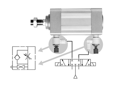 Releases residual pressure easily with the push of a button