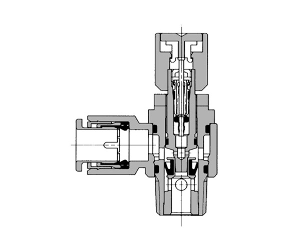 Meter-in type structure drawing