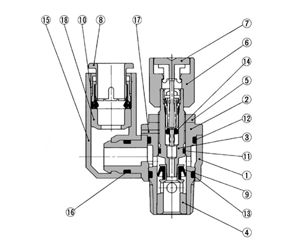 Meter-out type structure drawing