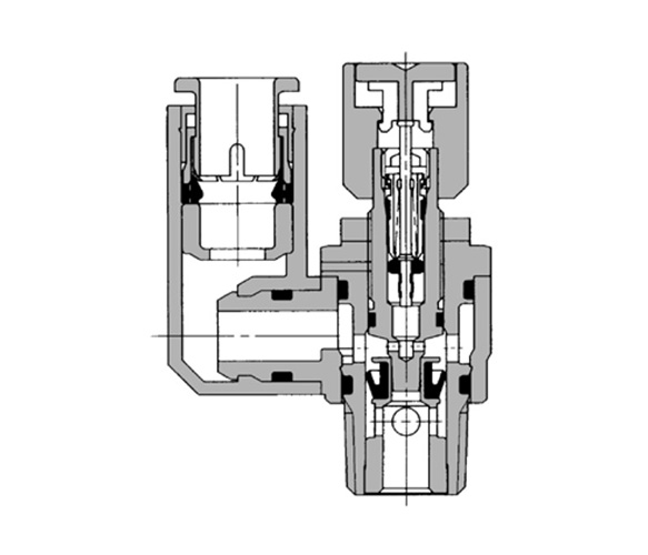 Meter-in type structure drawing