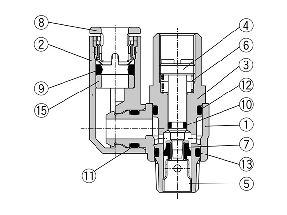 Meter-out type structure drawing