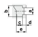 Compact guide cylinder with lock, MLGP series, drawing 4