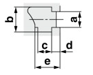 Compact guide cylinder with lock, MLGP series, drawing 5